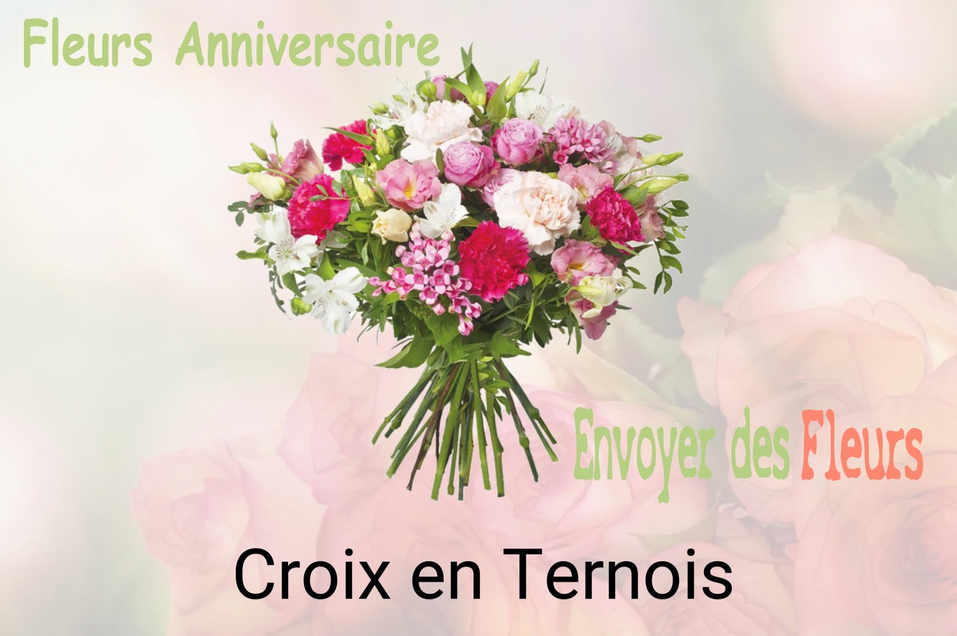 Bouquet de fleurs d’anniversaire livré à Croix-en-Ternois